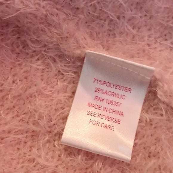 LIKE WEARING a CLOUD! NWT Design History Girls Feather-Knit Open Cardigan, Med. - Picture 10 of 12